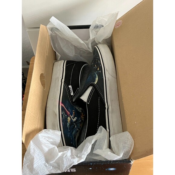 VANS Star Wars Classic Slip On Shoes A New Hope Size Mens 7/Womens 8.5 w BOX!! main image 13